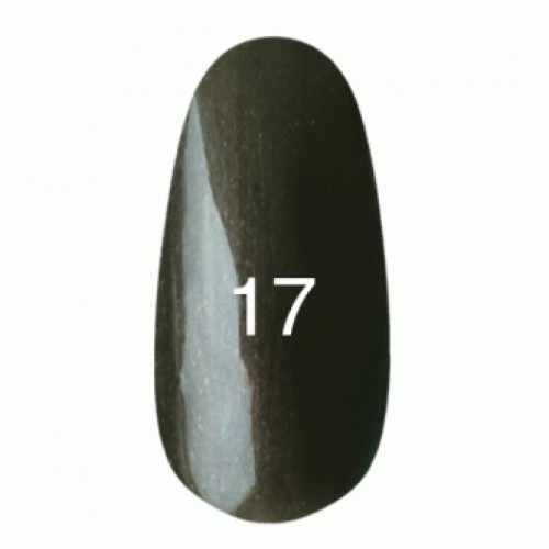 Гель лак № 17 (темно-ореховый с микроблеском) 8 мл. 
