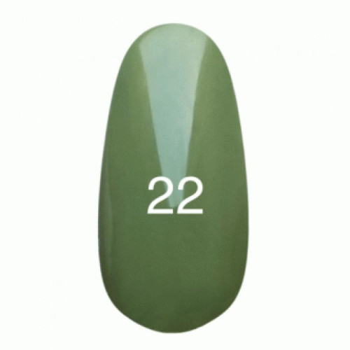 Гель лак № 22 (ніжно-оливковий, емаль) 8 мл.