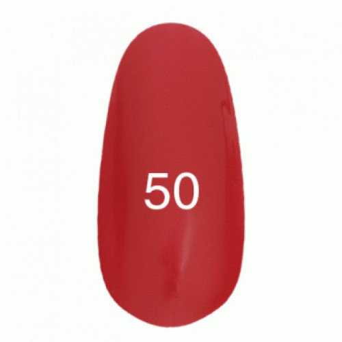 Гель лак № 50 (світло-червоний, емаль) 8 мл.