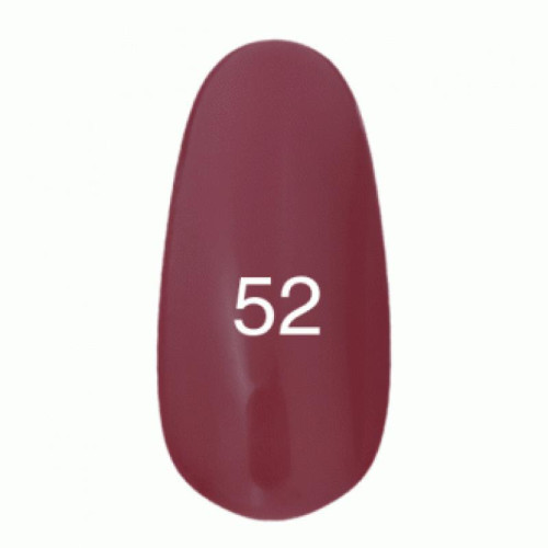 Гель лак № 52 (глубокий карминовый, эмаль) 8 мл. 