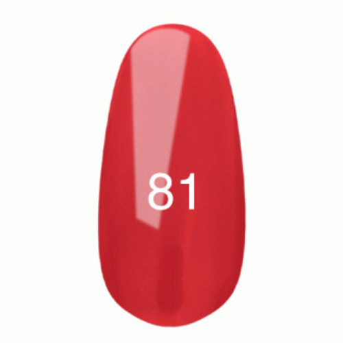 Гель лак № 81 (стигла малина, емаль) 8 мл.