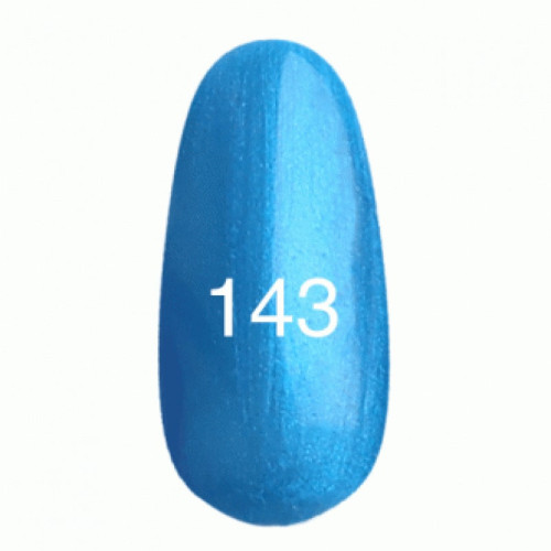 Гель лак № 143 (синий с перламутром) 8мл. 