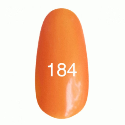 Гель лак № 184 (апельсиновий, емаль) 8 мл.