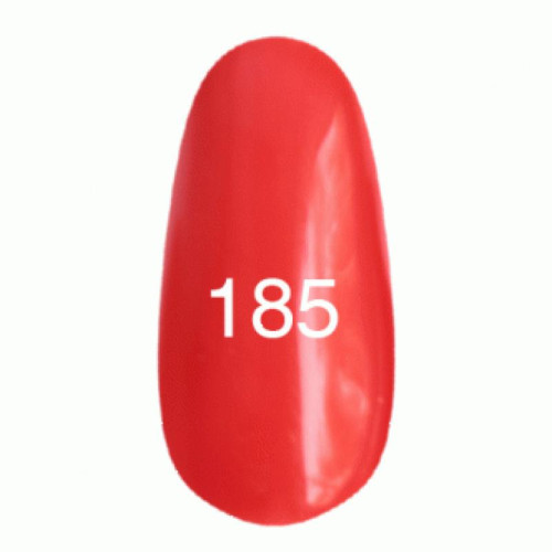 Гель лак № 185 (алый, эмаль) 8 мл. 