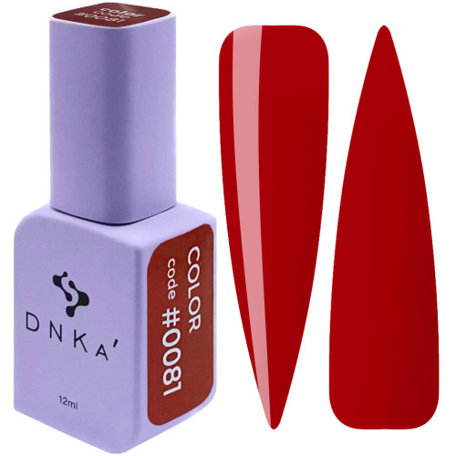 Гель-лак DNKa Gel Polish Color №0081, 12 мл