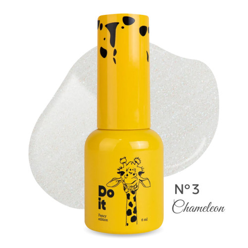 Гель-лак хамелеон Do it CHAMELEON Gel Polish №3 Білий, 6 мл 