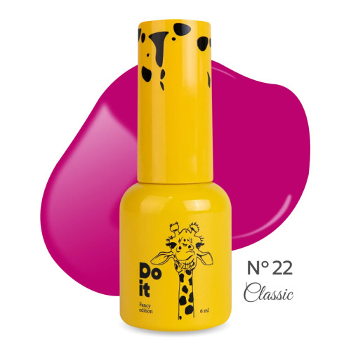 Гель-лак Do it Gel Polish №22 Малиновий, 6 мл (Classic Collection)