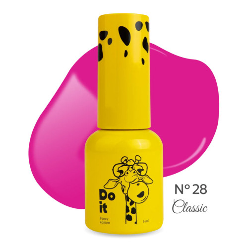 Гель-лак Do it Gel Polish №28 Розовая фуксия, 6 мл (Classic Collection)