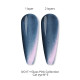 Гель-лак кошачий глаз Do it Glass Pink Cat Eye Gel Polish Crystal Blue №5 Хрустальный синий, 6 мл TPO Free