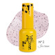 Гель-лак Do it ICE CREAM Gel Polish с декоративной крошкой №2 Розовый, 6 мл