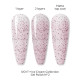 Гель-лак Do it ICE CREAM Gel Polish с декоративной крошкой №2 Розовый, 6 мл