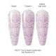 Гель-лак Do it ICE CREAM Gel Polish с декоративной крошкой №3 Нежно-розовый, 6 мл