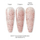 Гель-лак Do it ICE CREAM Gel Polish с декоративной крошкой №4 Нюдовый, 6 мл
