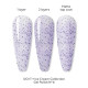 Гель-лак Do it ICE CREAM Gel Polish с декоративной крошкой №6 Фиолетовый, 6 мл