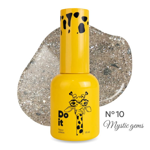 Гель-лак светоотражающий Do it MYSTIC GEMS Golden Hour Gel Polish №10 Золотистый, 10 мл