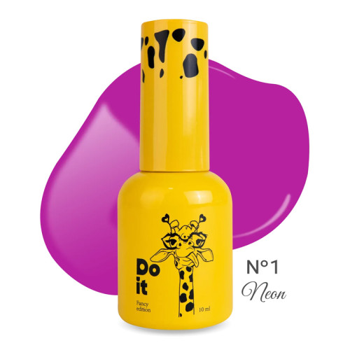 Гель-лак неоновий Do it NEON Gel Polish №1 Фуксія, 10 мл