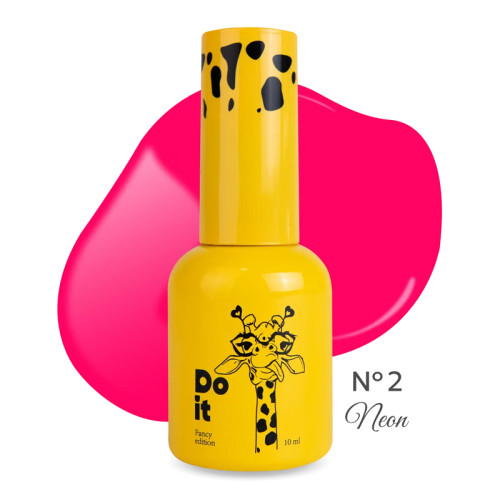 Гель-лак неоновий Do it NEON Gel Polish №2 Ягідний, 10 мл