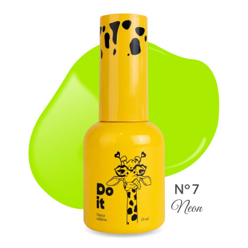 Гель-лак неоновый Do it NEON Gel Polish №7 Салатовый, 10 мл