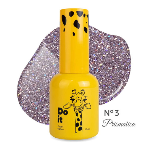 Гель-лак світловідбиваючий Do it PRISMATICA Gel Polish №3 Ніжно-рожевий, 10 мл