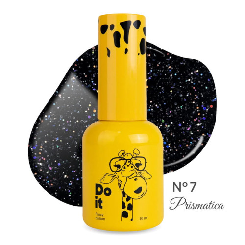 Гель-лак светоотражающий Do it PRISMATICA Gel Polish №7 Черный, 10 мл