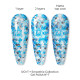 Гель-лак Do it SMOOTHIE Gel Polish с большими блестками №7 Голубые камифубуки, 5 мл