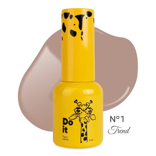 Гель-лак Do it TREND Gel Polish №1 Кава з молоком, 6 мл 