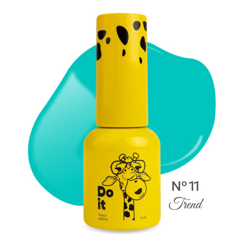 Гель-лак Do it TREND Gel Polish №11 Бірюзовий, 6 мл 
