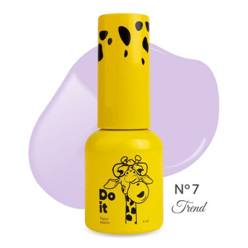 Гель-лак Do it TREND Gel Polish №7 Пастельно-бузковий, 6 мл 