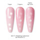 Гель-лак Do it WEDDING Gel Polish с камифубуками в форме цветочков №2 Нежно-розовый, 6 мл