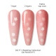 Гель-лак Do it WEDDING Gel Polish с камифубуками в форме цветочков №3 Розовый, 6 мл