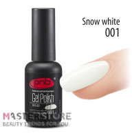 Гель-лак PNB 001 Snow White, 8 мл