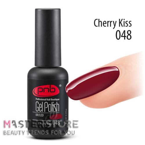 Гель-лак PNB 048 Cherry Kiss, 8 мл.