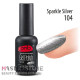 Гель-лак PNB 104 Sparkle Silver, 8 мл