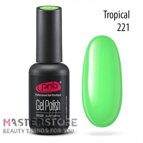 Гель-лак PNB 221 Tropical, 8 мл