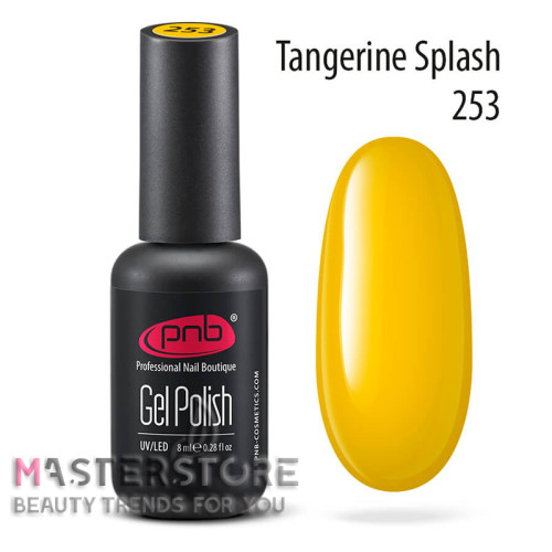 Гель-лак PNB 253 Tangerine Splash, 8 мл