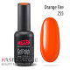 Гель-лак PNB 255 Orange Fire, 8 мл