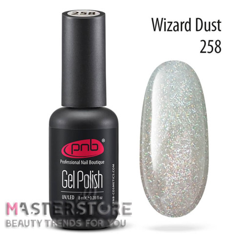 Гель-лак PNB 258 Wizard Dust, 8 мл