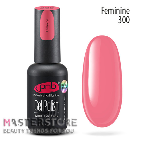 Гель-лак PNB 300 Feminine, 8 мл