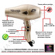 Фен для волосся Parlux Advance Light Gold (2200 W)