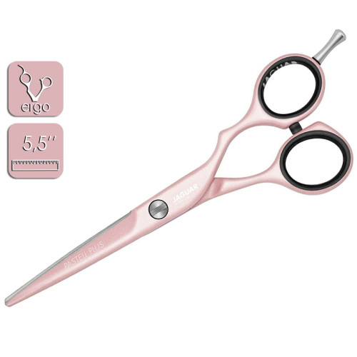 Ножницы парикмахерские эргономичные Jaguar Pastell Plus Rose (5,5 дюйма)