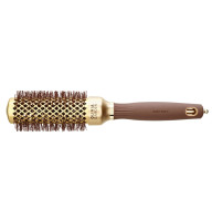Брашинг Olivia Garden Expert Blowout Shine Wavy Bristles Gold&Brown, 35 мм
