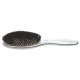 Масажний гребінець Olivia Garden Expert Care Oval Boar Silver з натуральною щетиною