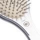 Масажний гребінець Olivia Garden Expert Care Oval Nylon Silver з нейлоновою щетиною