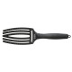 Продувний гребінець для волосся з комбінованою щетиною Olivia Garden Fingerbrush Care Iconic Boar&Nylon Medium