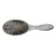 Масажний гребінець Olivia Garden Expert Care Oval Boar&Nylon Bristles Silver з комбінованою щетиною (срібло)
