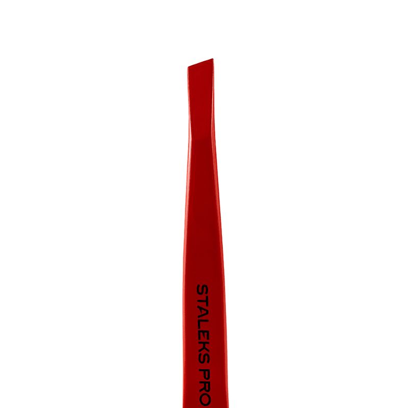 Пінцет для брів STALEKS PRO EXPERT 11 TYPE 3 RED TE-11/3R