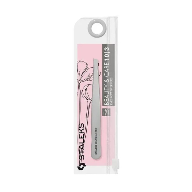 Пінцет для брів STALEKS BEAUTY & CARE 10 TYPE 3 TBC-10/3