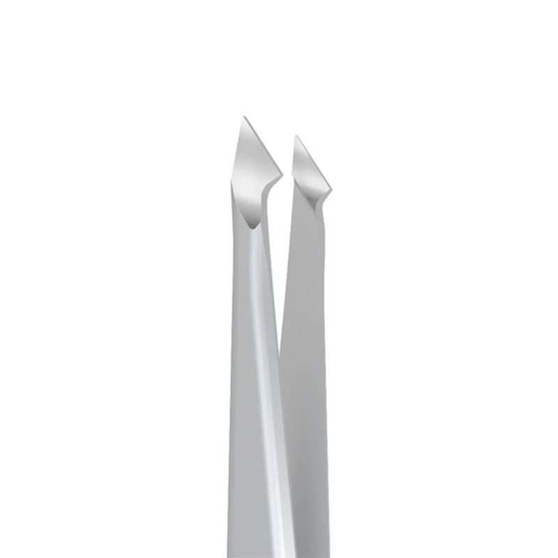 Пінцет для брів скошений гострий STALEKS PRO EXPERT 10 TYPE 7 TE-10/7