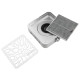 Витяжка настільна манікюрна Bucos MUSSON X3 Silver с вугільним HEPA-фильтром, 72W
