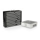 Витяжка настільна манікюрна Bucos MUSSON X3 Silver с вугільним HEPA-фильтром, 72W